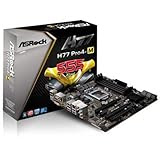 AS Rock PRO4-M LGA1155 Intel H77 Quad CrossFireX SATA3 USB3.0 A V GbE MATX Motherboard H77