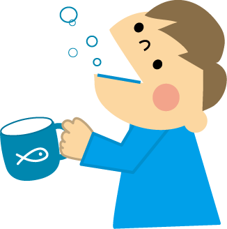 手洗い うがい はみがきのイラスト 無料イラスト フリー素材