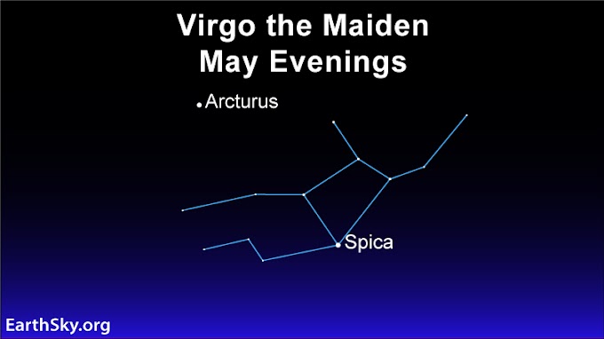 Virgo the Maiden in northern spring skies
