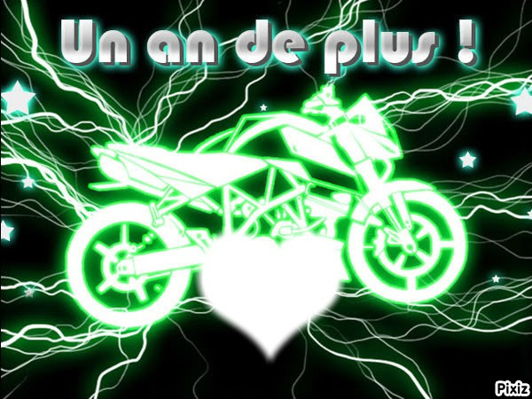 Montage Photo Bon Anniversaire Moto Pixiz