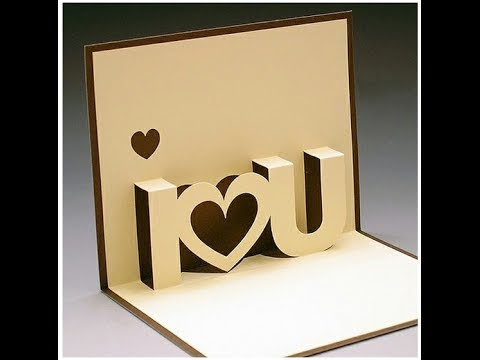 DIY Valentine's Day POP-UP Card (re-uploaded) - YouTube