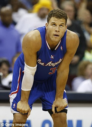 MEMPHIS, TN - MAY 3: Blake Griffin #32 of the Los Angeles Clippers looks on against the Memphis Grizzlies during Game Six of the Western Conference Quarterfinals of the 2013 NBA Playoffs 