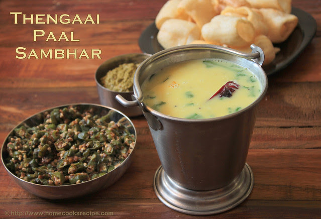Thengaai paal sambhar