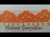 Bico de crochê carreira única #107