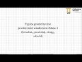 Sprawdzian Z Matematyki Klasa 4 Figury Geometryczne Skala