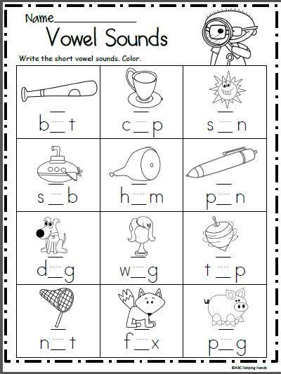  short vowel sounds worksheets 99worksheets