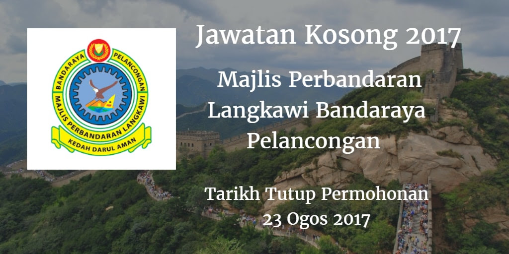 Jawatan Kosong MPLBP 23 Ogos 2017
