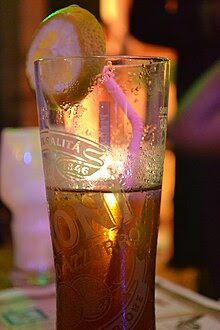 photo of "Long Island Iced Tea" Cocktail drink. 