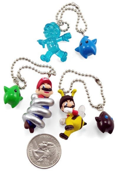 Mario Galaxy on Accessories     The Super Mario Galaxy Keychains    Geeky Gadgets