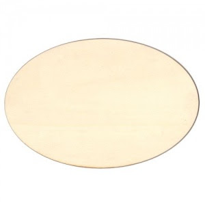 Oval Birch Ply Wood Blank Plaques for altered art and crafts