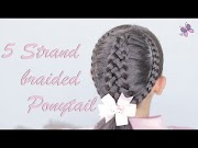 Newest 5 Strand Braided Ponytail Braided Hairstyles Hairstyles for Short and Long hair, most searching!