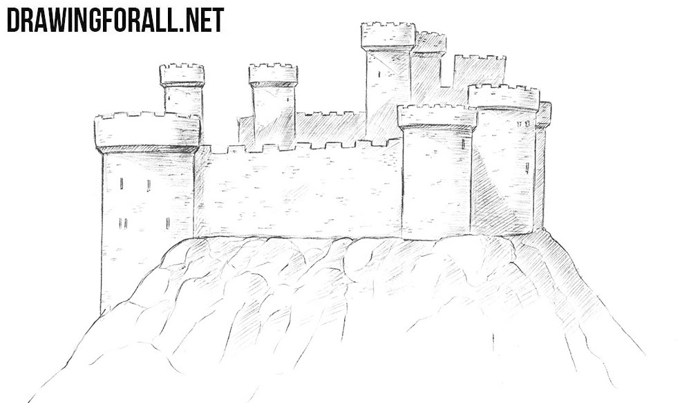 Castle Drawing - Carinewbi