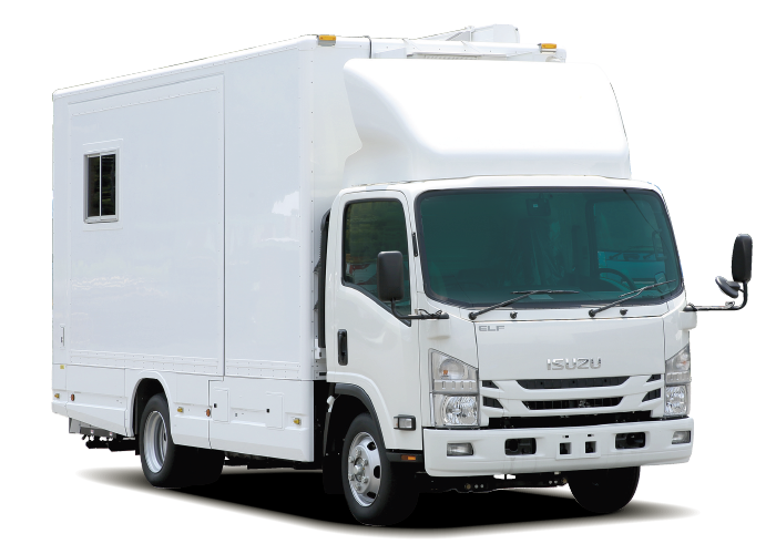 移動金融車 3t車 拡幅車 Atm付 物流車 移動理美容車 移動店舗車 移動販売車 移動金融車の開発 製造のエキスパート オオシマ自工