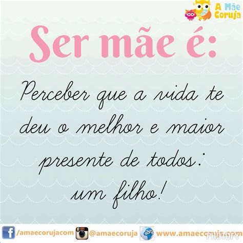 ser mae wwwamaecorujacom frases mensagens de