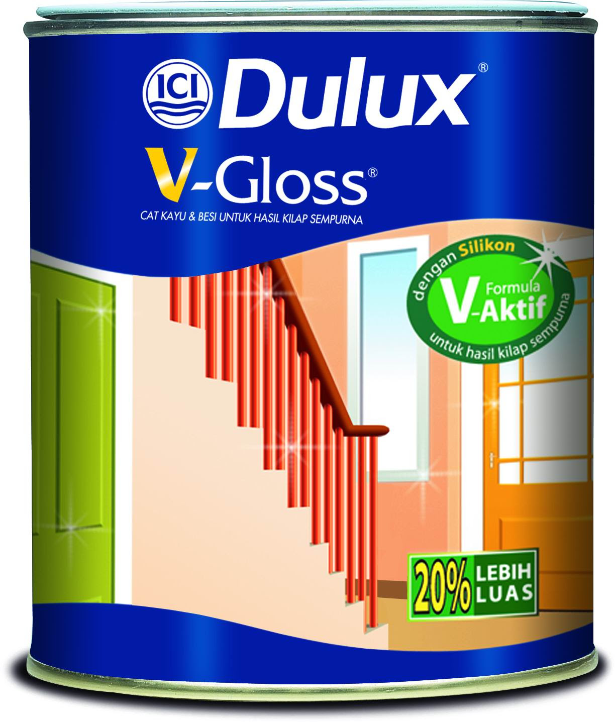 Kilap Lebih Sempurna Dengan Cat Kayu Besi Dulux V Gloss Kilap Lebih Sempurna Dengan Cat Kayu Besi Dulux V Gloss