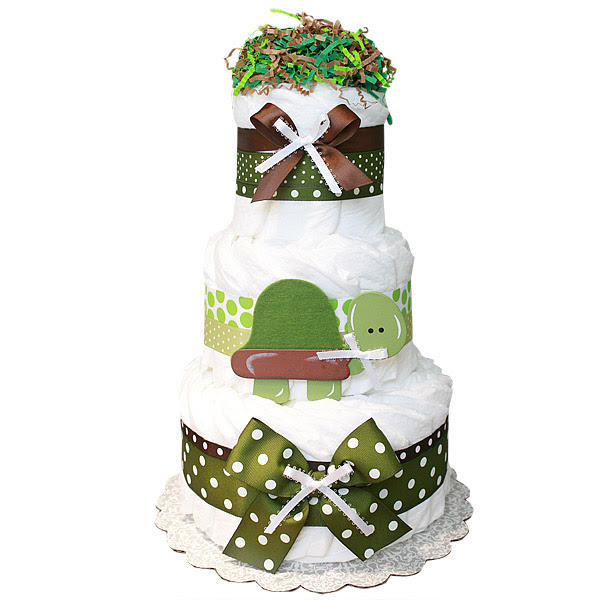 Nappy cake - great baby shower idea