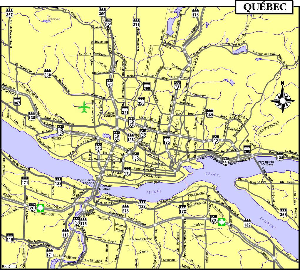 Large Quebec Maps for Free Download and Print  HighResolution and Detailed Maps