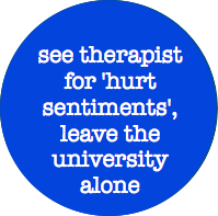 See Therapist for "Hurt Sentiments"