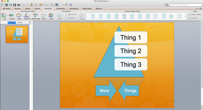 build infographic with PowerPoint