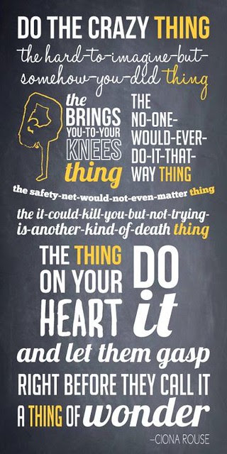 Do The Crazy Thing