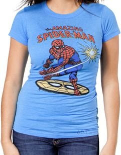 【アマゾン専用在庫★生産終了レア！】アメージングスパイダーマン★女性★ジャンクフードTシャツAmazing Spiderman Junk Food