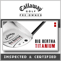Certified Pre-Owned Callaway Golf Clubs