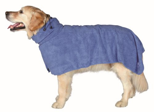 Trixie Peignoir de Bain pour Chien M 50 cm Bleu