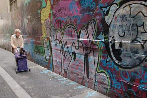 Melbourne street graffiti