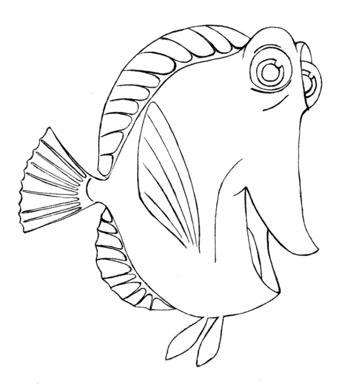finding nemo bubbles coloring pages  clip art library
