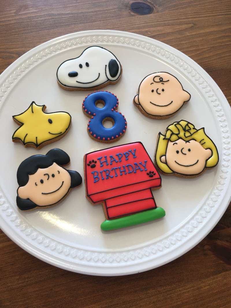 スヌーピーのお誕生日クッキー クッキーミシェル