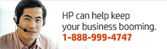 HP can help keep your business booming. 1-888-999-4747
