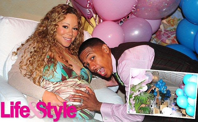 mariah carey baby shower invitation. The always extravagant Mariah