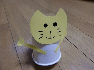 紙コップの動くおもちゃ 簡単手作りおもちゃの作り方 工作図鑑