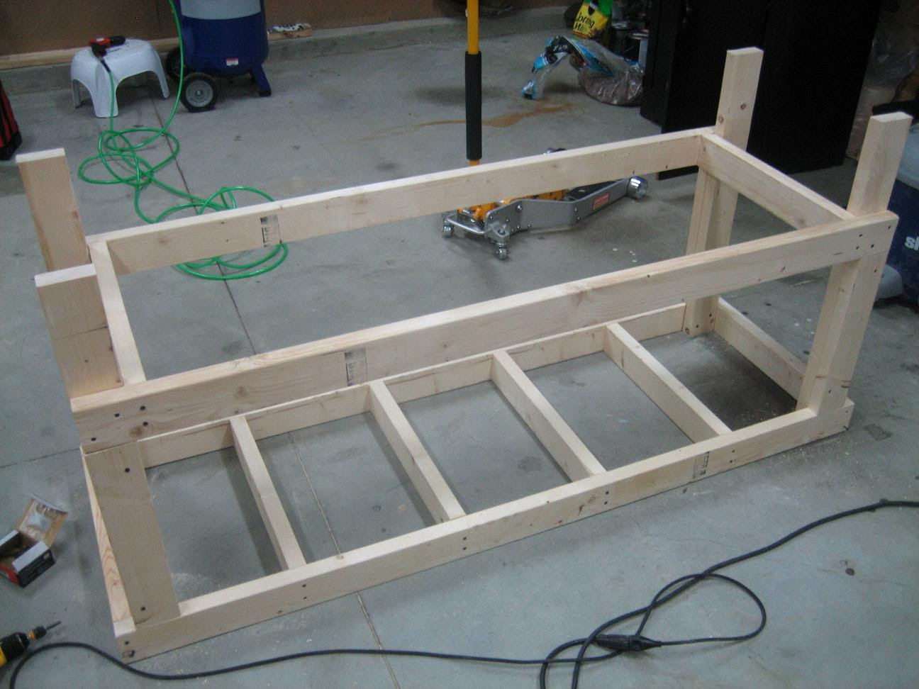 build a garage workbench plans