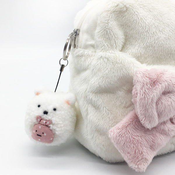 すみっコぐらし 毛糸のポンポンで作る しろくま ふろしき シロクマノート