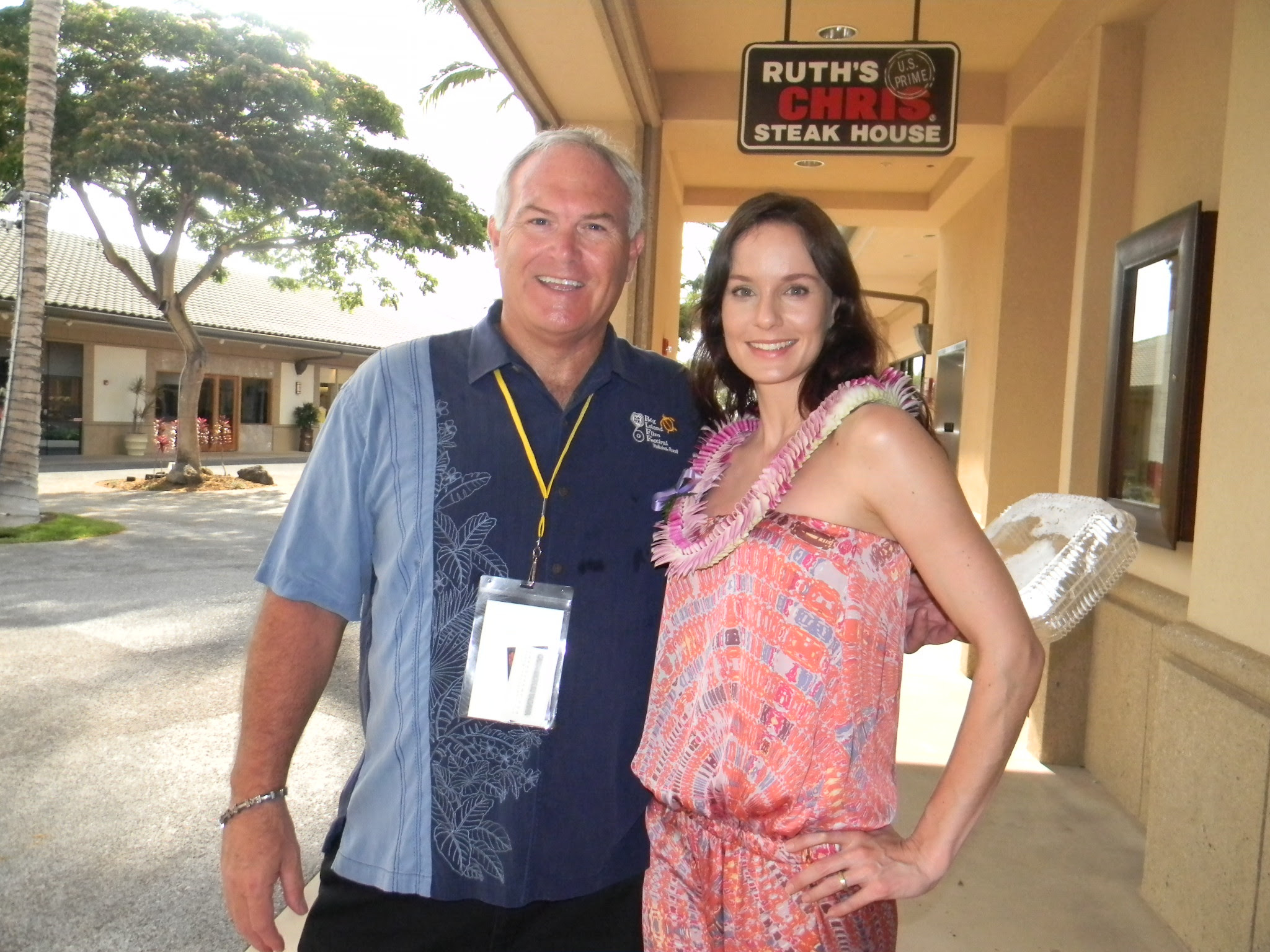 Sarah Wayne Callies and Kristina Anapau at the Big Island Film Festival