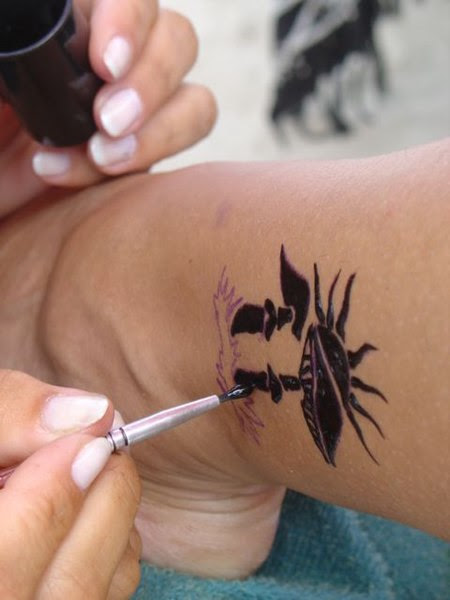 450px Lower leg Tattoo