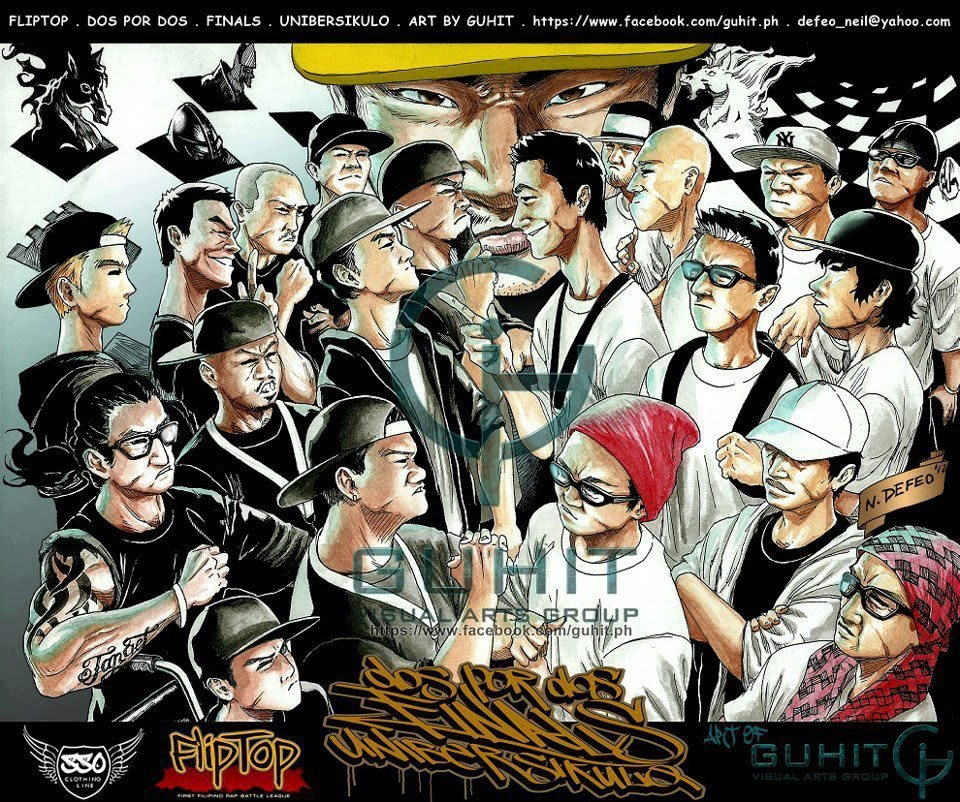 Abra, BLKD, Dello, FlipTop, Fliptop Art Work, Harlem, Juan Lazy, Loonie, Smugglaz, Target, The FlipTop Heavyweights, Tipsy D, Zaito