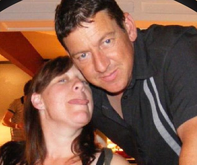 Happier times: Samantha Lamb and her husband Andy photographed in 2009 before the operation