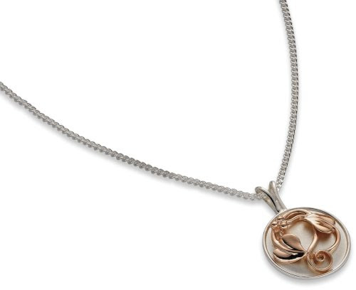 Best Reviews for Ladies' Tree of Life Pendant Necklace, Sterling Silver Curb Chain, 46cm Length, Model STLP4, by Clogau Gold