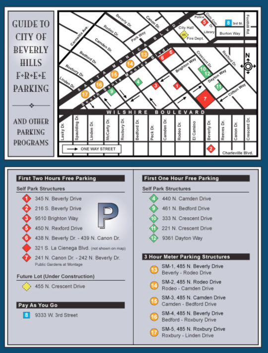 Beverly Hills Parking Map Beverly Hills Plastic & Cosmetic Surgery   Dr. James Pearson 