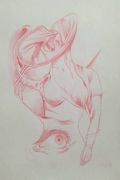 5歳の娘が描いた絵の世界観が凄い このイラストのタイトルは へのボケ ボケて Bokete