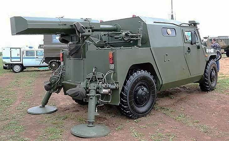 Self-propelled mortar complex MZ-204 "Highlander"
