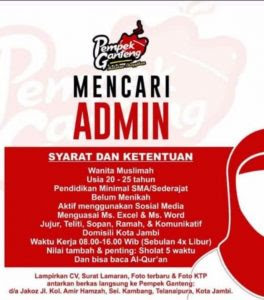 Info Lowongan Kerja Program Studi Ilmu Pemerintahan