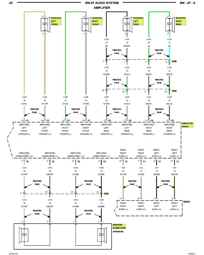 2009 Jeep Wrangler Radio Wiring Diagram
