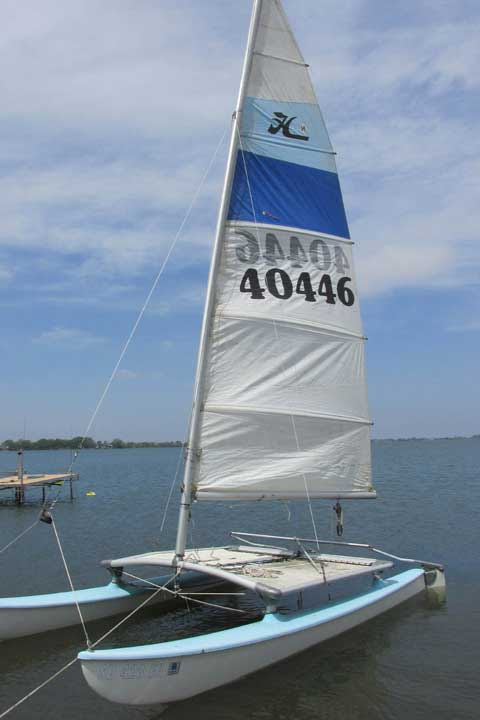 Hobie Cat 14 ft., 1982, Lake Brant, Chester, South Dakota 