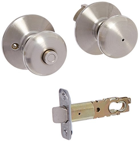 Schlage F40PLY619 Plymouth Privacy Knob, Satin Nickel