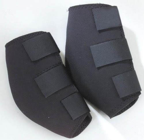 Roma Neoprene Hock Sweat Boots - Black, Full