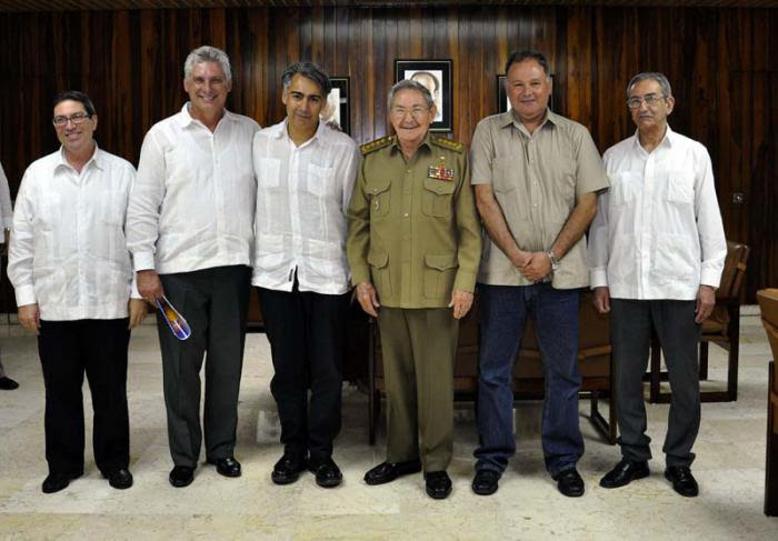 Recibió Raúl al Presidente del Partido Progresista chileno