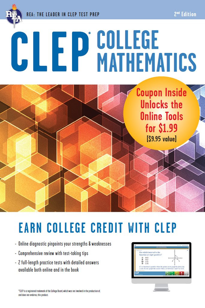 CLEP College Mathematics with Online Practice Exams (CLEP Test ...